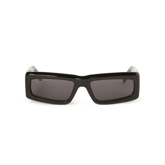 NWT Palm Angels PERI055S24PLA0011007 Yreka Black Rectangle 58mm Sunglasses
